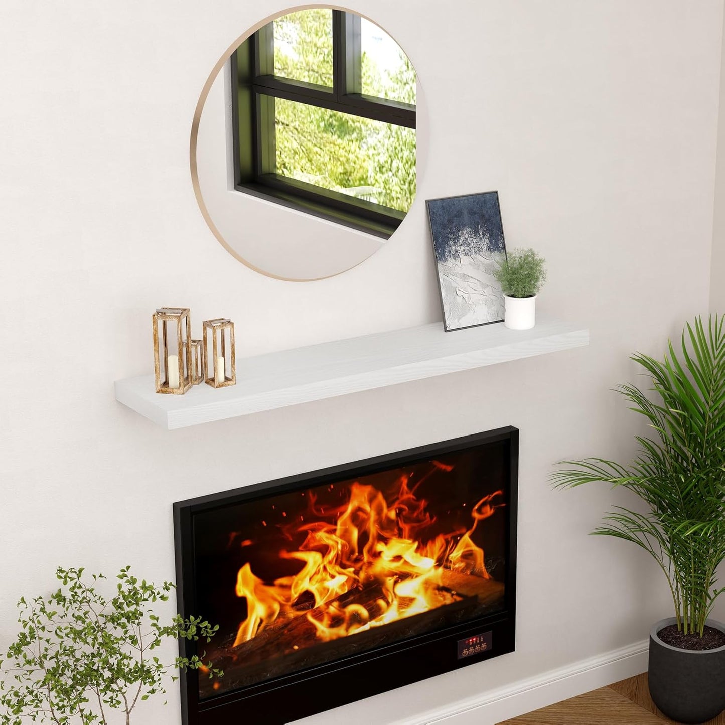 ShelfLoft 9.3 Inch Deep Floating Wall Shelves