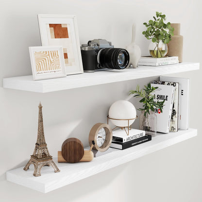 ShelfLoft 9.3 Inch Deep Floating Wall Shelves
