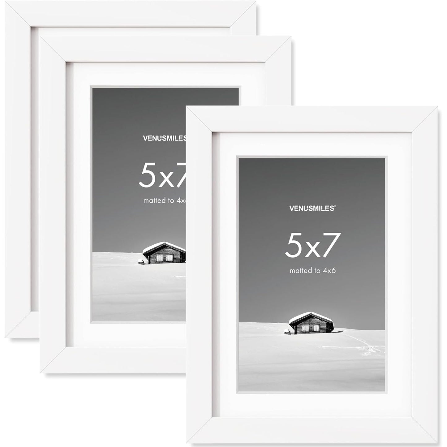 Shelfloft 10 Sizes Wall Hanging Picture Frame with Removable Mat