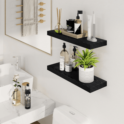 ShelfLoft 7 Inch Deep Fireplace Mantel Wall Mounted Farmhouse Floating Display Shelf