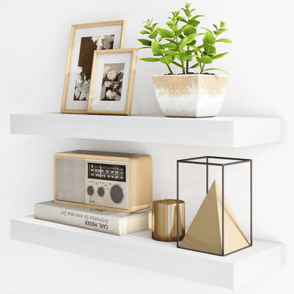 ShelfLoft 7 Inch Deep Fireplace Mantel Wall Mounted Farmhouse Floating Display Shelf